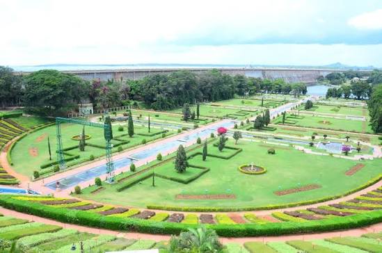 Brindavan Gardens Musical Dancing Fountains