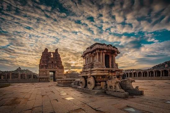 Stone Chariot Hampi Karnataka